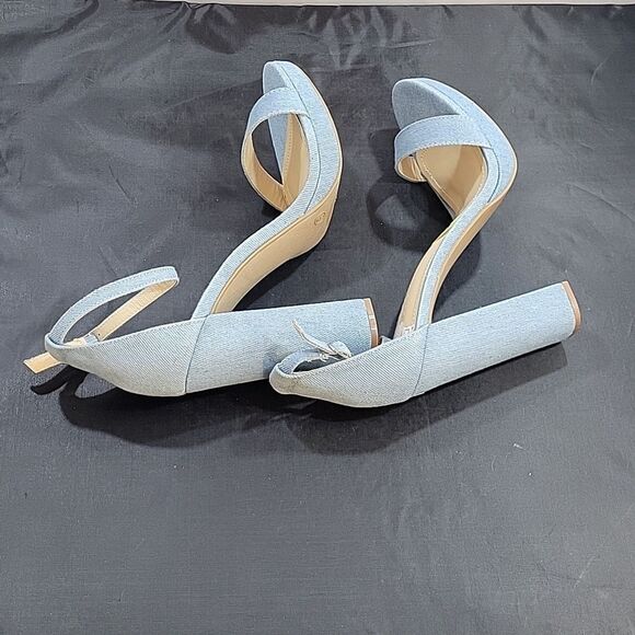 BRAND NEW WILD DIVA LOUNGS BLOCK HIGH HEEL STILETTOS SANDAL - Picture 9 of 15